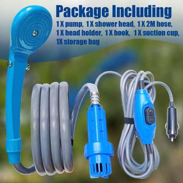 

car washer wash 12v gun pump high pressure cleaner portable power electric