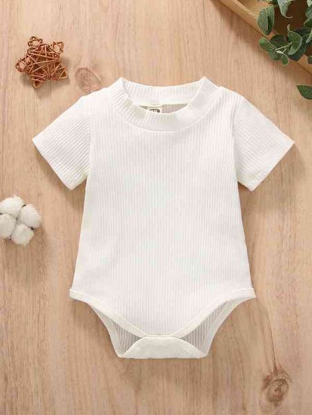 

baby rib knit mock neck bodysuit she, Blue