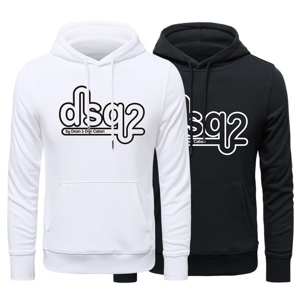 

men's sweater loose korean fashion autumn winter hooded svels cotton casual shirt hooded et, Black