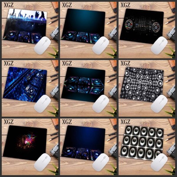 

mouse pads & wrist rests xgz cool dj control lapmousepads diy design pattern computer gaming keyboard small pad table mat 22x18cm promot