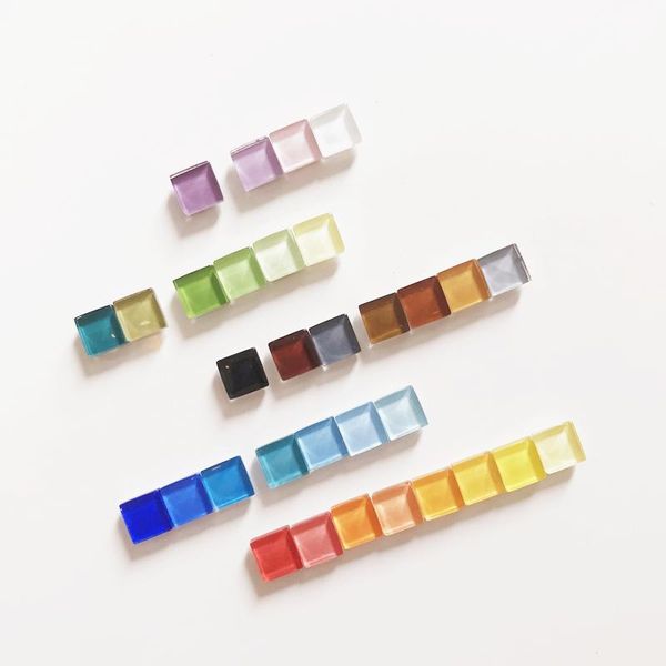 

fridge magnets fashion simple glass mosaic magnetic stickers refrigerator magnet for decor