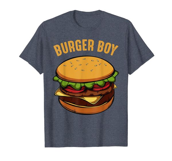 

Hamburger Cheeseburger Burger Boy Funny Fast Food T-shirt, Mainly pictures