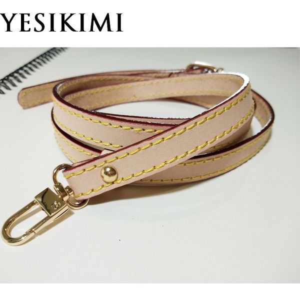

1.2cm( 0.47" ) luxury real leather crossbody strap replacement adjustable bag accessories, Black