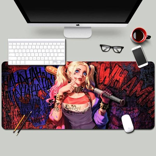 

mouse pads & wrist rests suicide joker squad pad for lapalfombrilla escritorio ergonomic big gaming personalized steelseries with suppor