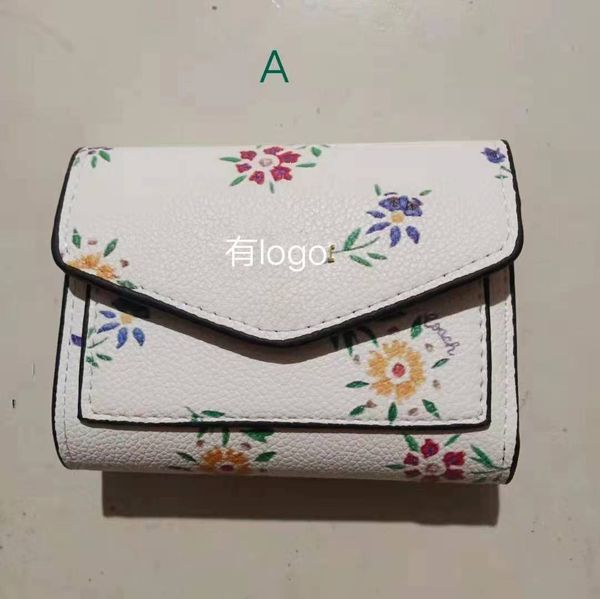 

70% off luxury design handbag c family 2021 new dandelion flower women's short card bag pocket envelope wallet nbn4 l727
