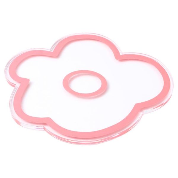 

mats & pads 1pc heat insulation transparent acrylic cup mat practical placemat