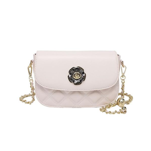 

evening bags lattice diamond froal handbag luxury designer women shoulder crossbody bag faux leather embroidery golden beads chain flower