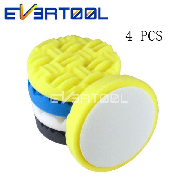 

care products 6 inch sponge polishing waxing buffing pads kit 30mm thick imported auto polish pad for ro/da polishier