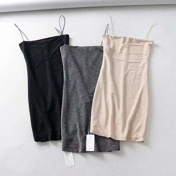 

dresses women's summer casual dress with double-layer sliver neck and bright lace, Black;gray