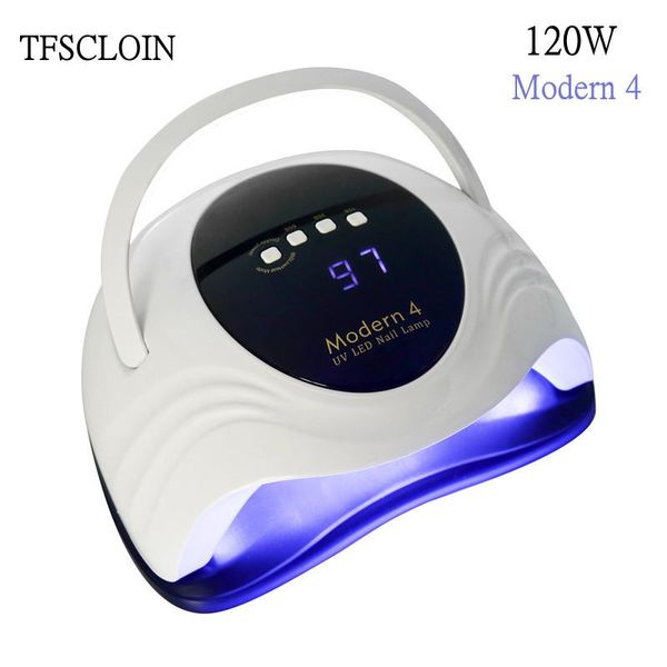 

nail dryers 120w handheld design uv led lamp dryer manicure 36 leds with motion sensing lcd display for curing gel polish varnish