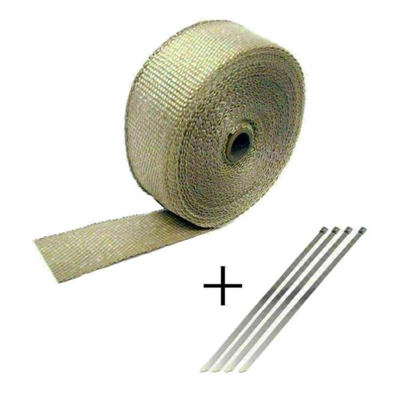 

motorcycle exhaust system 5m universal car shield pipe bandage thermal wrap insulation cotton tape heat cloth accessories