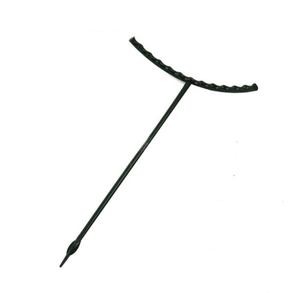 

planters & pots 6 pcs t shape plant support stake self-assembly arched garden flower rack reusable plastic cage holder home accessories