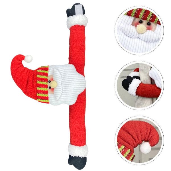 

curtain & drapes 2pcs christmas style buckle decorative ring (old man + snowman)