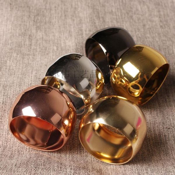 

napkin rings 12 / pcs wedding table accessories smooth drum buckle ring paper towel