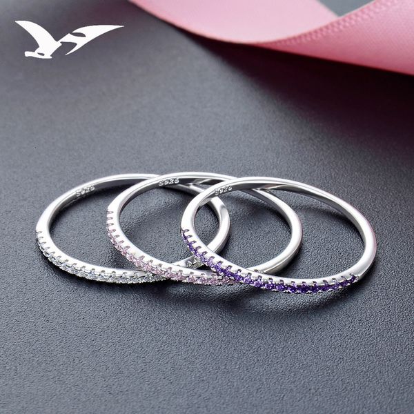 

headwear whole body s925 silver slim girls set with zircon combination ring