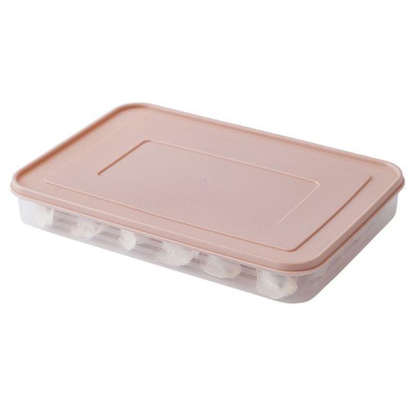 

storage bottles & jars kitchen refrigerator crisper dumplings box with lid er fridges space saver food organizer holder tray tool 37mf