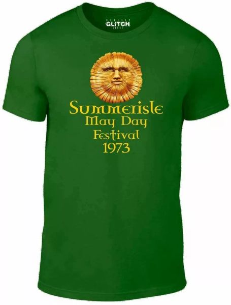 

summerisle festival t-shirt - inspired by the wicker man film horror t shirt, White;black