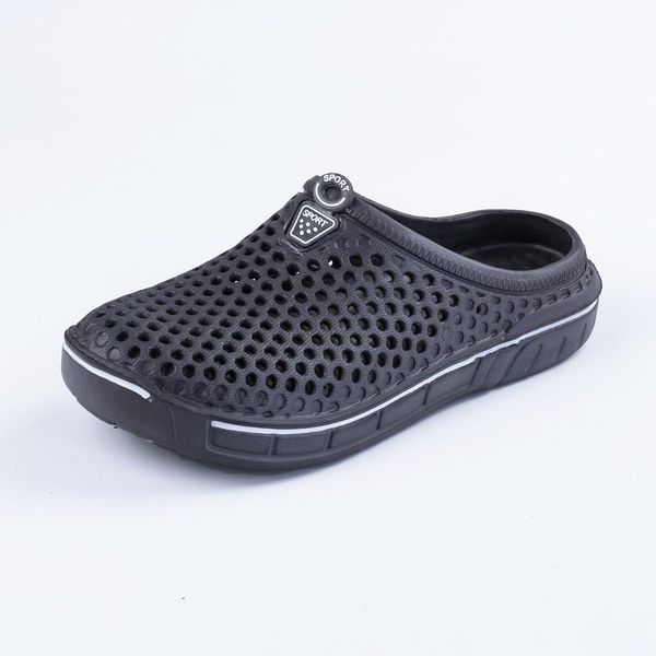 

slippers hollow breathable hole women sandals slides men outside beach shoes woman sandalie flats summer, Black