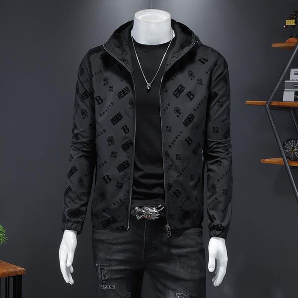 

men's jackets great designer men hooded jacket shanbao brand british flag london mens with hat outerwear coat cardigan clothing jk8800, Black;brown