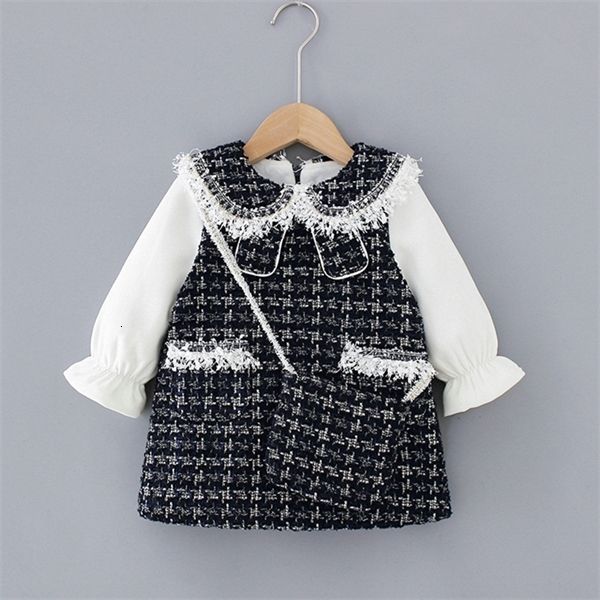 

girl's spring sweet for girls princess bow kids dress baby clothes long sleeve dresses 1027, Red;yellow