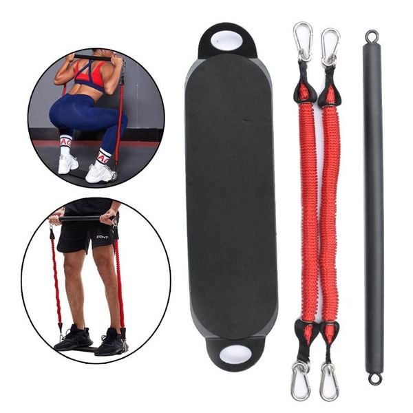 

resistance trainer fitness exercise stick latex body workout equipment home gym pull rope yoga muscle tension exerciser stripes