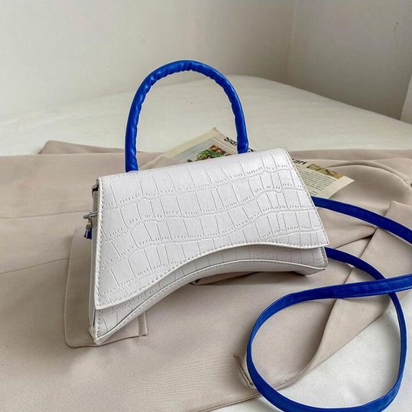 

evening bags fashion color matching shoulder bag ladies small handbags stone pattern crossbody for women pu leather messenger