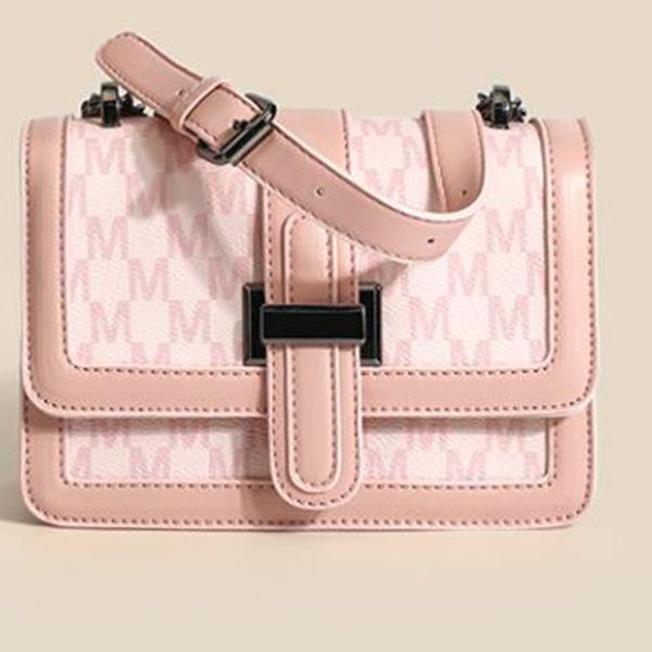 

2021 new pattern evening bags single shoulder messenger minority pink self-control high-capacity women's chain bag autumn payment