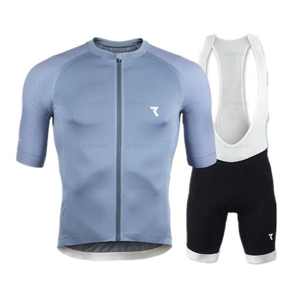 

racing sets summer backpack bike cycling suit men's and women's suits, Black;blue