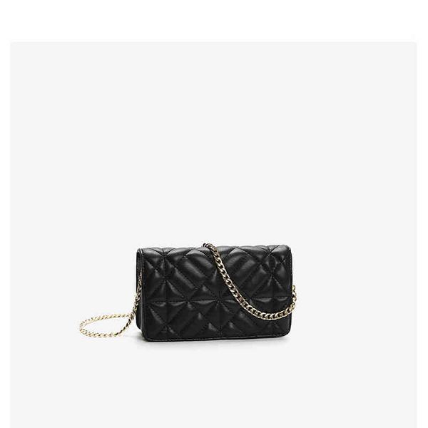 

new women's bag black versatile classic chain quilted single shoulder messenger