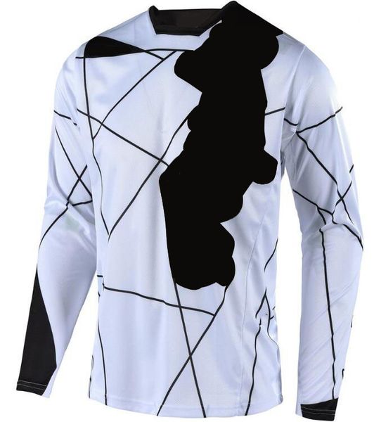 

mountain bike cycling jersey motocross round neck long sleeve t-shirt