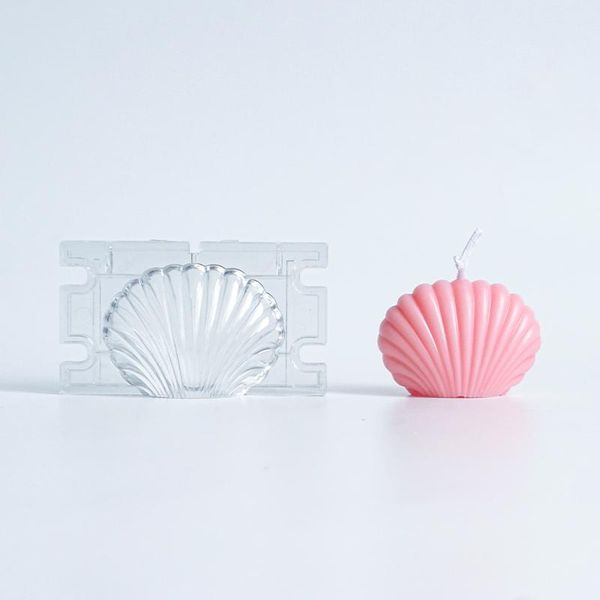 

craft tools diy handmade candle mold aroma 3d scallop shell shape for cake pastry baking decorating soap mould