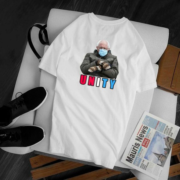 

bernie mittens unity funny bernie sanders meme t-shirt, hooded, White;black