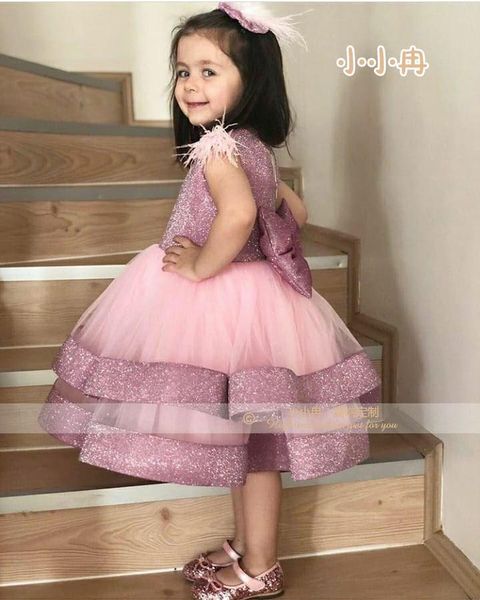 

girl's dresses baby 1st first birthday for girls christening baptism princess tutu formal dress ball gown pography props, Red;yellow