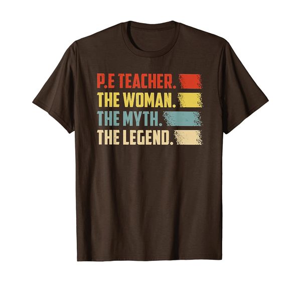 

pe teacher the woman the myth the legend tshirt, White;black