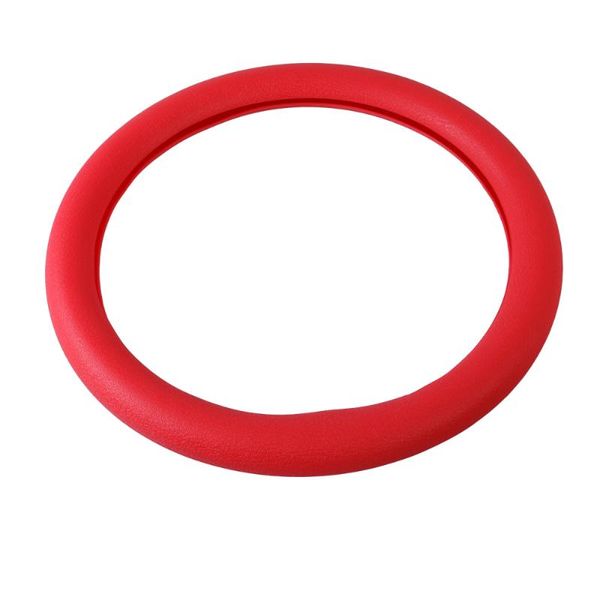 

steering wheel covers 32 silicone car anti-slip cover sleeve protector (red)