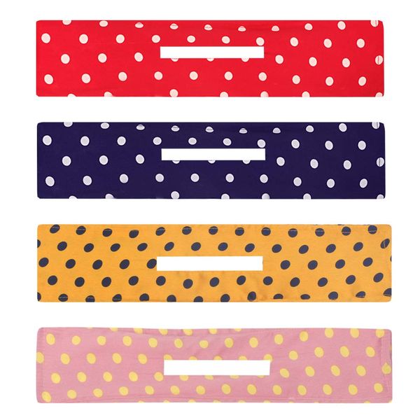 

women elegant polka dot print franch style bun quick setting strip tools headband hair bow hold hairband hairpins hair accessories, Silver