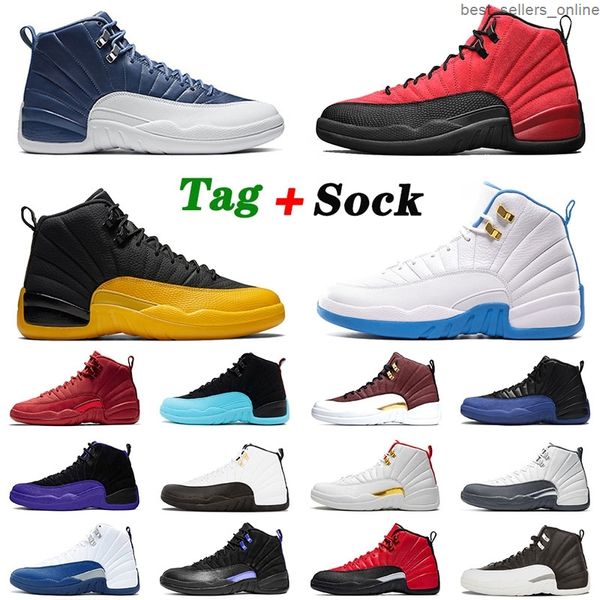 

fashion basketball shoes 12 12s xii flu indigo university gold mens womens jumpman game royal black fiba retro outdoor trainers sneaekrs
