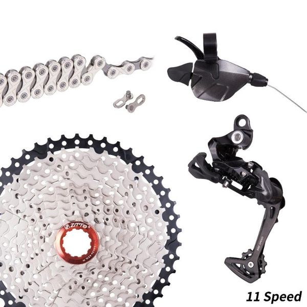 

bike derailleurs 1*11 groupset 11 speed shifter derailleur mtb mountain group set 11speed 1 x kit 11s 40t 42t 46t cassette and chain
