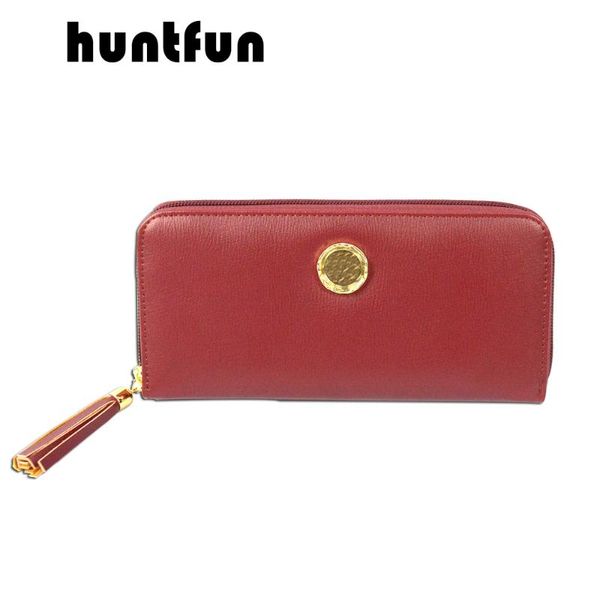 

wallets 2021 fashion women long style multi-functional wallet purse pu leather female clutch card holder men coin bags, Red;black