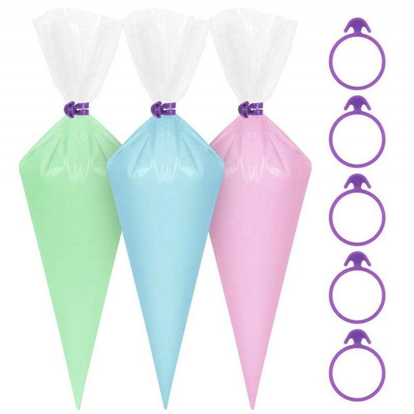 

10pcs cake decorating bag clip icing piping cream pastry buckles bakeware tool kitchen accessories baking & tools