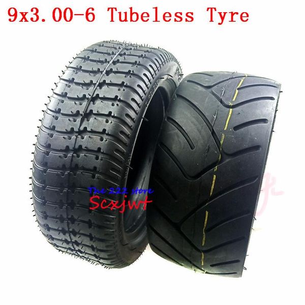 

motorcycle wheels & tires 9x3.00-6 vacuum wear-resistant tire for gas electric scooter modified 9 inch mini wheel tyre accessories