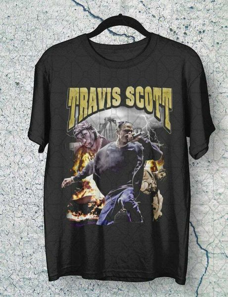 

travis scott t-shirt gift for fans, White;black