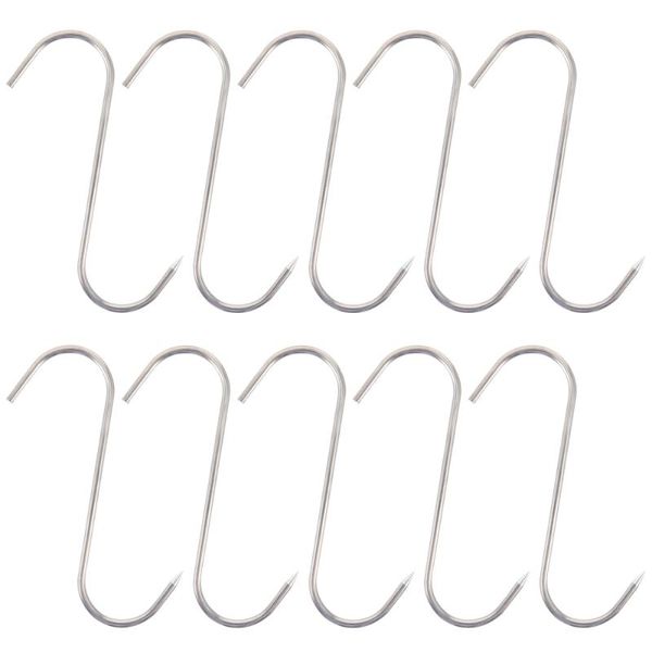 

hooks & rails 10pcs pork ham hanging shaped household kitchen cooking