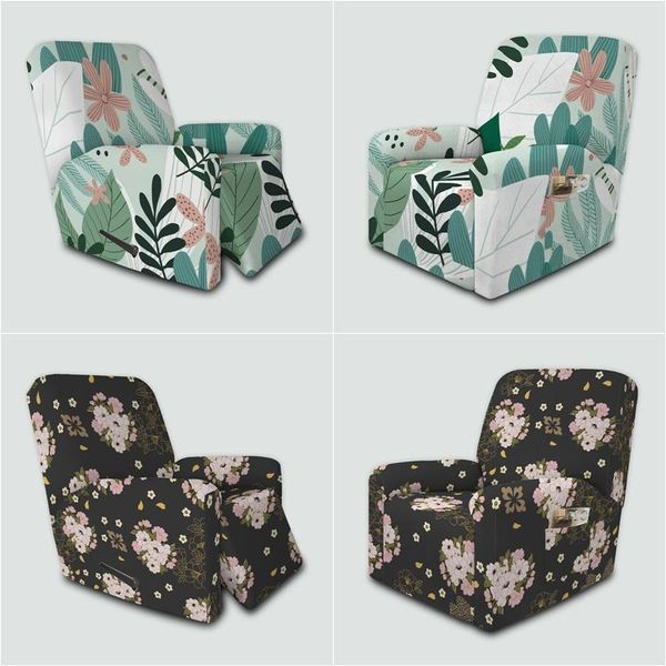 

chair covers digital printed recliner sofa cover geometric armchair relax single seat slipcover living room furniture protector