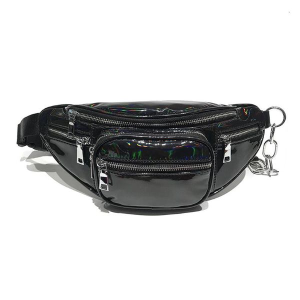 

waist bags sfg house 2021 arrival women shoulder purse chest bag fanny pack laser casual chain zip belt