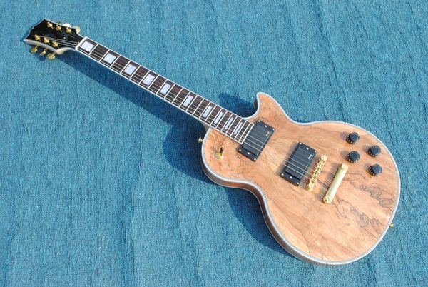 

one piece neck one piece body electric guitar in sunburst ,delivery, semi-finished electric guitar, rosewood fingerboard