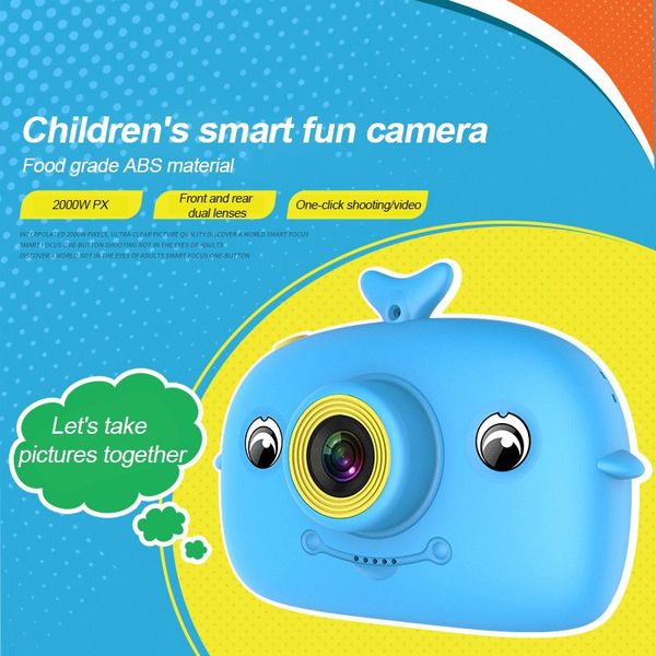 

digital camera 1080p children's cartoon dv handheld sports camcorder 2.0 inch 32g memory cameras