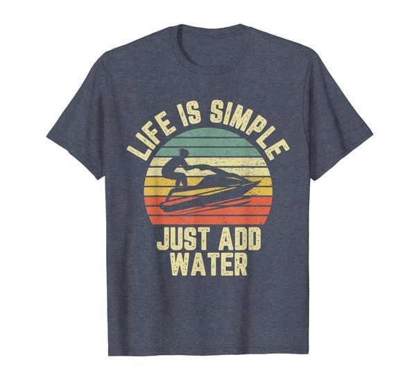 

Jet Ski Shirt Vintage Funny Jetski T-Shirt Just Add Water, Mainly pictures