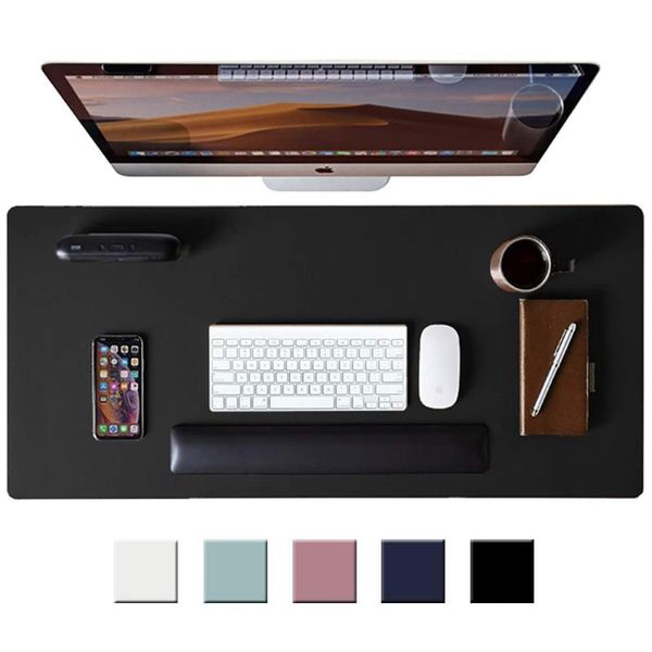 

mouse pads & wrist rests large pad extra big non-slip desk waterproof pvc leather table protector gaming mat for game office work