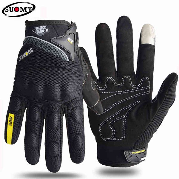 Suomy motocicleta verão respirável corrida luva motocaro guantes motocicleta luva de ciclismo atv cavaleiro luvas protetor